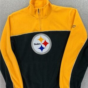 NFL Steelers Half-Zip Fleece Pullover and NFL steelers T-shirt
